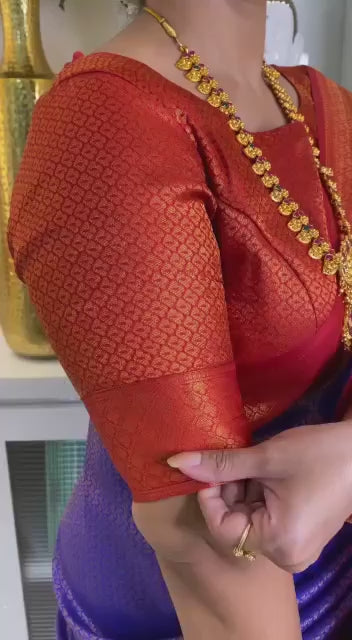 Soft lichi silk saree with beautiful rich pallu and jacquard work.